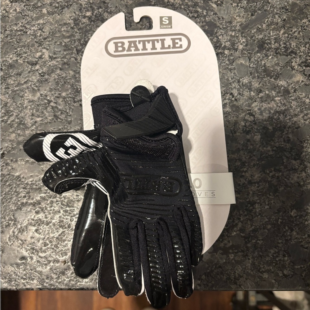 Kids Black Gloves